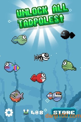 弹跳小蝌蚪游戏